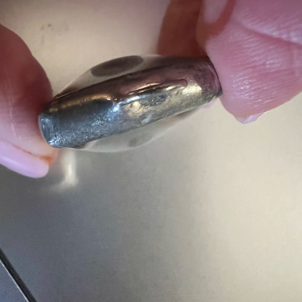 Notebook Initial Square Glass Bubble Pendant - image 8